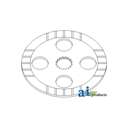 A & I Products Disc, Brake 6" x6" x0.2" A-SBA328110151